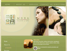 Tablet Screenshot of modasalonspa.net